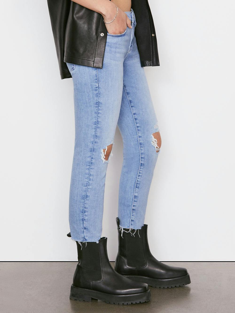 jeans side view